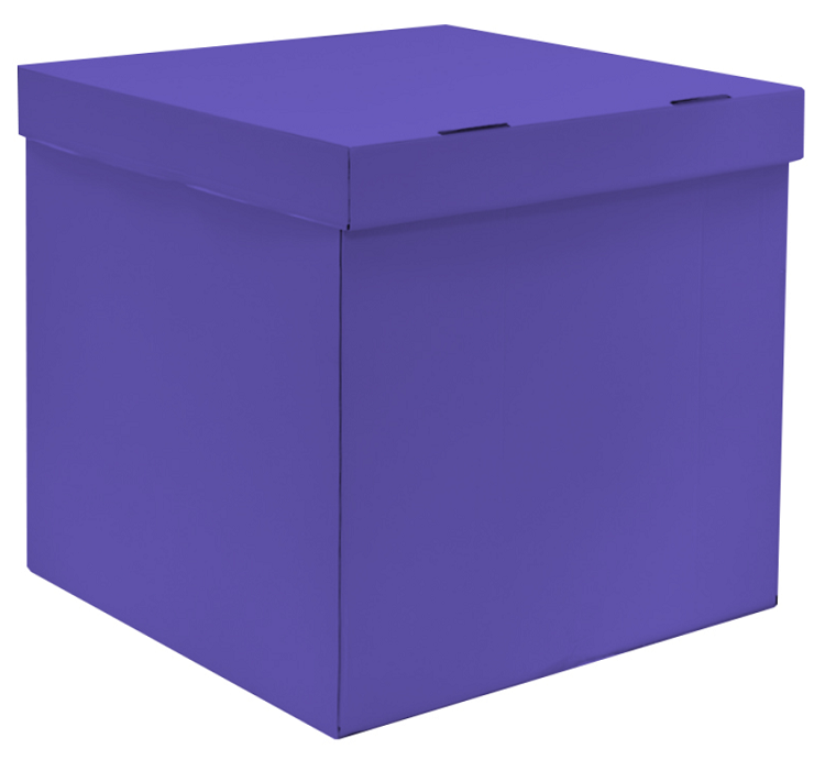 Купить коробку 70 70 70. Фиолетовая коробка для шаров. Коробка для шаров сиреневая. Коробка для шаров лиловая. Синяя коробка для шаров.