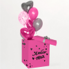 Наклейка Люблю тебя, черный - Многошароff: товары для праздника и воздушные шары оптом