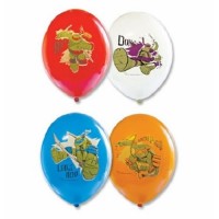 Воздушные шары Черепашки-Ниндзя 3цв 14" пастель Б - Многошароff: товары для праздника и воздушные шары оптом