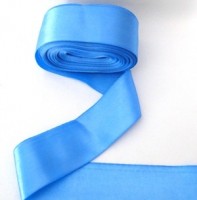 Лента 50мм*20м атласная голубая - Многошароff: товары для праздника и воздушные шары оптом