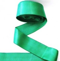 Лента 50мм*20м атласная зелёная - Многошароff: товары для праздника и воздушные шары оптом