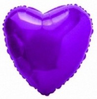 Мини-фигура Сердце 9" Фиолетовый FM - Многошароff: товары для праздника и воздушные шары оптом