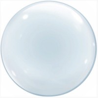 Шар 18'' Сфера 3D Deco Bubble, Wide Tail - Многошароff: товары для праздника и воздушные шары оптом
