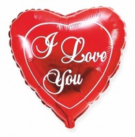 Мини-фигура 9" Сердце I Love you 202506 FM - Многошароff: товары для праздника и воздушные шары оптом