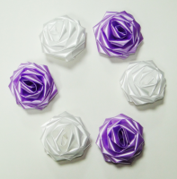 Бант подарочный Роза ассорти (белый, сиреневый) - Многошароff: товары для праздника и воздушные шары оптом