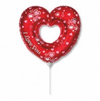 Мини фигура Сердце Бублик 902746 - Многошароff: товары для праздника и воздушные шары оптом