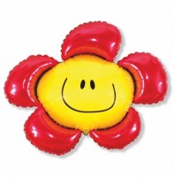 Фигура Цветок красный 901548 - Многошароff: товары для праздника и воздушные шары оптом