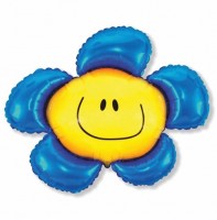 Фигура Цветок синий 901548 - Многошароff: товары для праздника и воздушные шары оптом
