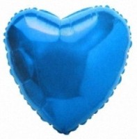 Мини фигура Сердце 9" Синий FM - Многошароff: товары для праздника и воздушные шары оптом