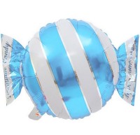 Фигура Конфета (голубой) - Многошароff: товары для праздника и воздушные шары оптом