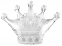 Фигура Корона, серебро Кит - Многошароff: товары для праздника и воздушные шары оптом