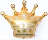 Фигура Корона золото - Многошароff: товары для праздника и воздушные шары оптом