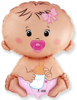 Фигура Малышка девочка 901752 - Многошароff: товары для праздника и воздушные шары оптом
