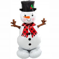 Фигура напольная Снеговик An - Многошароff: товары для праздника и воздушные шары оптом
