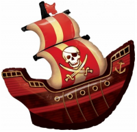 Фигура Пиратский корабль Falali - Многошароff: товары для праздника и воздушные шары оптом