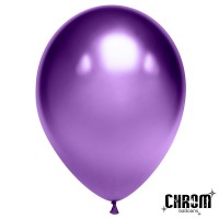 Воздушные шары Хром фиолетовый 12" К - Многошароff: товары для праздника и воздушные шары оптом
