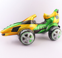 Ходячая фигура Гоночная машина, зеленый - Многошароff: товары для праздника и воздушные шары оптом