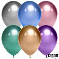 Воздушные шары Хром ассорти К - Многошароff: товары для праздника и воздушные шары оптом