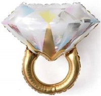 Кольцо с бриллиантом (золото) К - Многошароff: товары для праздника и воздушные шары оптом