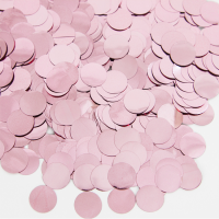 Конфетти Круг 1см*50гр розовое золото - Многошароff: товары для праздника и воздушные шары оптом