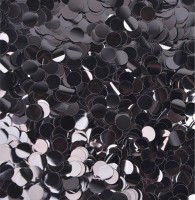 Конфетти Круг Черный 1см 50гр - Многошароff: товары для праздника и воздушные шары оптом