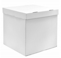 Коробка для воздушных шаров 60*60*60, белый - Многошароff: товары для праздника и воздушные шары оптом