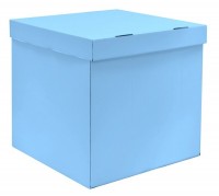 Коробка для воздушных шаров 60*60*60, голубой - Многошароff: товары для праздника и воздушные шары оптом