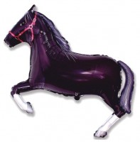 Фигура Лошадь чёрная 901625 - Многошароff: товары для праздника и воздушные шары оптом