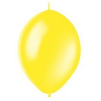 Шар 12" Линкинг декоратор YELLOW - Многошароff: товары для праздника и воздушные шары оптом