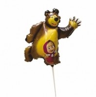 Мини фигура Маша и Медведь Gr - Многошароff: товары для праздника и воздушные шары оптом