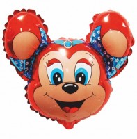 Фигура Лолли Маус красная 901572 - Многошароff: товары для праздника и воздушные шары оптом
