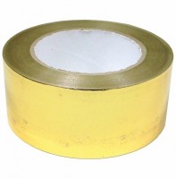 Лента подарочная 5см*50м метал золото - Многошароff: товары для праздника и воздушные шары оптом