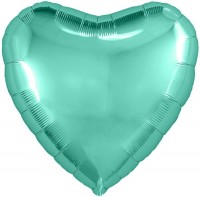 Мини фигура Сердце 9" Бискайский зеленый Ag - Многошароff: товары для праздника и воздушные шары оптом
