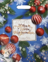 Пакет С Новым годом и Рождеством - Многошароff: товары для праздника и воздушные шары оптом