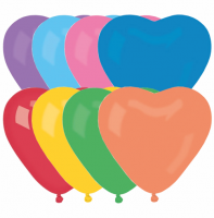 Шар Сердце 5" пастель ассорти И - Многошароff: товары для праздника и воздушные шары оптом