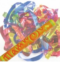 Пневмохлопушка 30см Фольгированное конфетти ПБ - Многошароff: товары для праздника и воздушные шары оптом