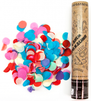 Пневмохлопушка 30см С ДР, конфетти бумажное ДБ - Многошароff: товары для праздника и воздушные шары оптом