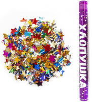 Пневмохлопушка 60см Звезды - Многошароff: товары для праздника и воздушные шары оптом