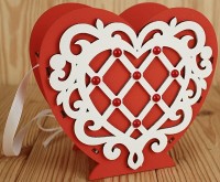 Подарочная упаковка Сердце - Многошароff: товары для праздника и воздушные шары оптом