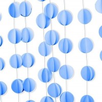 Подвеска Круги голубой - Многошароff: товары для праздника и воздушные шары оптом