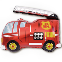 Фигура Пожарная машина K - Многошароff: товары для праздника и воздушные шары оптом