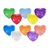 Шар Сердце 10" паст+декор ассорти М - Многошароff: товары для праздника и воздушные шары оптом