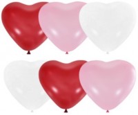 Шар Сердце 12" паст + декор ассорти LO - Многошароff: товары для праздника и воздушные шары оптом