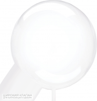  22''  3D Deco Bubble, Wide Tail - ff:       