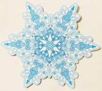 Снежинка на скотче Имп - Многошароff: товары для праздника и воздушные шары оптом