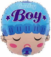 Фигура Малыш мальчик ( голова) R365B - Многошароff: товары для праздника и воздушные шары оптом