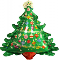 Мини фигура Новогодняя елка  - Многошароff: товары для праздника и воздушные шары оптом