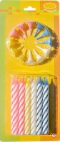 Свечи для торта Большие 8см 12шт - Многошароff: товары для праздника и воздушные шары оптом