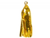 Гирлянда Тассел золотая фольга - Многошароff: товары для праздника и воздушные шары оптом