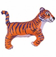 Фигура Тигр синие полоски 901634 - Многошароff: товары для праздника и воздушные шары оптом